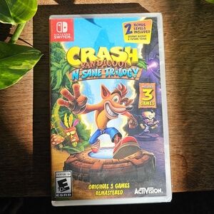 Crash Bandicoot N. Sane Trilogy - Nintendo Switch New Sealed